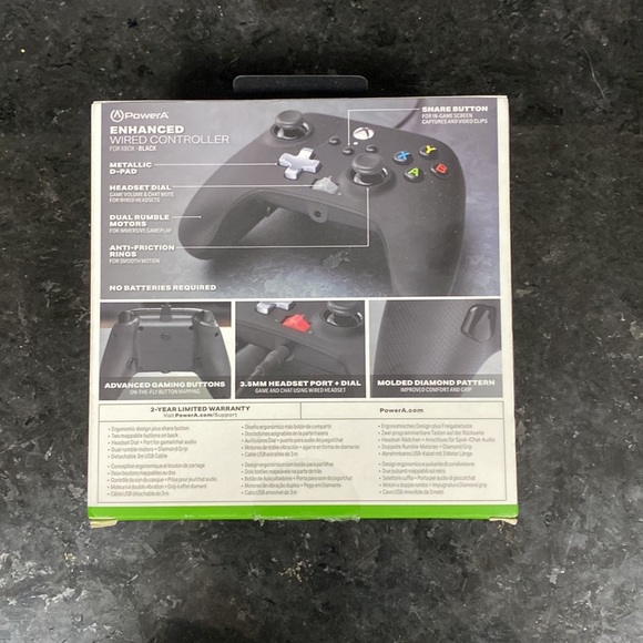 BNIB: PowerA Wired Controller for Xbox Series X|S - Black - Picture 5 of 5
